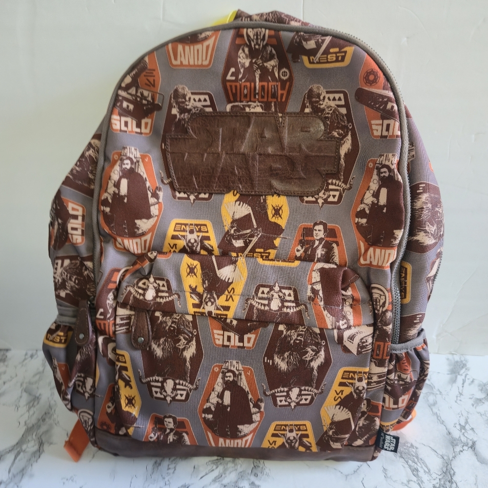 Disney Store Solo: A Star Wars Story Backpack for Adults Laptop Pocket 18x15 1/2